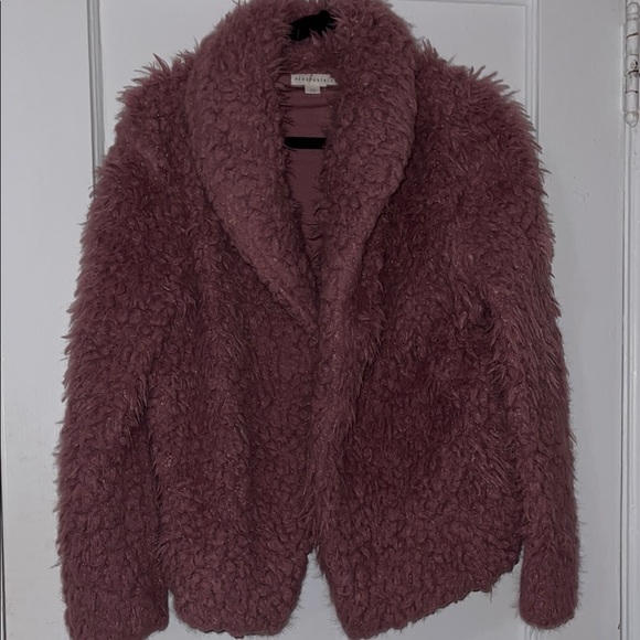 Aeropostale Pink Teddy Jackets - Picture 3 of 6